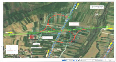 Investigații de teren pentru realizarea nodului rutier de la Crasna